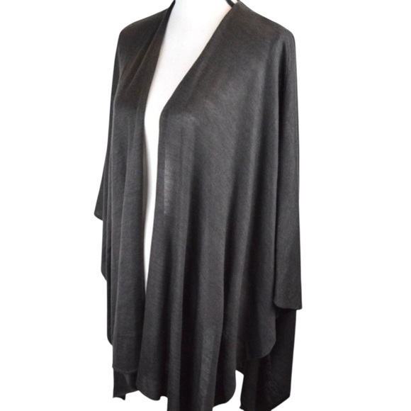 NWT Cejon Brown Acrylic Knit OSFA Blanket Wrap Sleeveless Drape - Picture 1 of 8